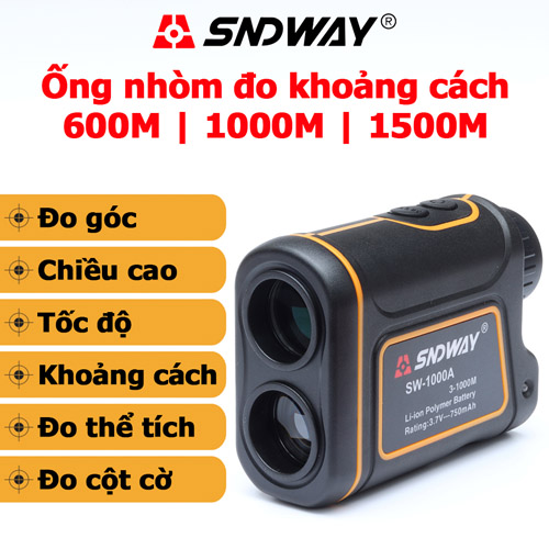 Máy Đo Khoảng Cách SNDWAY SW-1000A đo xa 1000m